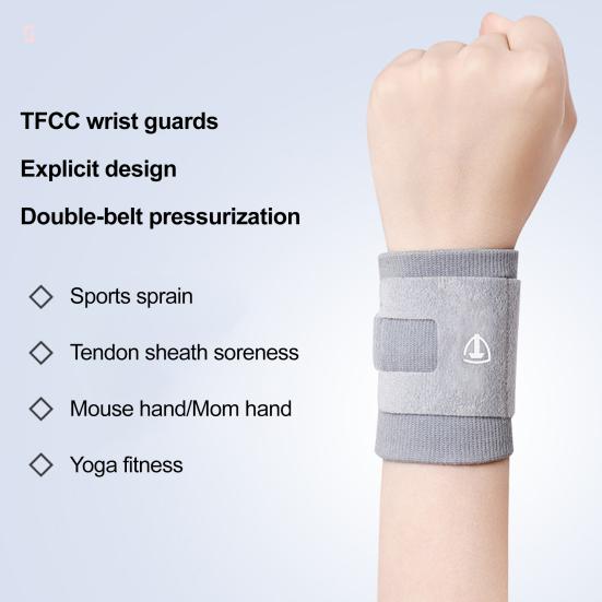 Compression Wrist Brace for Men Women Adjustable Wrist Wrap for Carpal Tunnel Pain Relief Elastic Wrist Support for Weightlifting Working Out