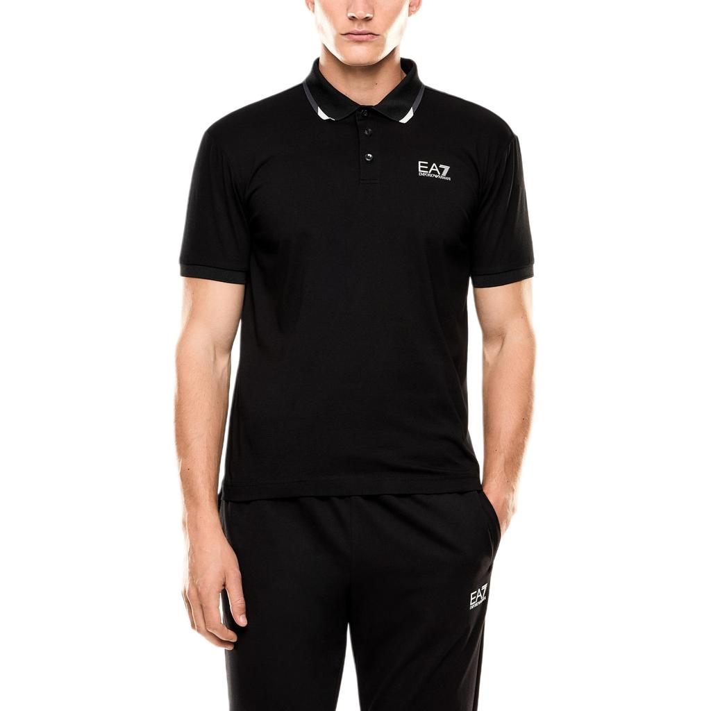 Emporio Armani EA7 Polo Shirt Men's Black 7M000277-AF10375-UC001