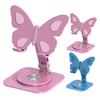 Butterfly Phone Stand with 360 & Adjustable Height Degree Rotation Desktop Holder for Smartphones Tablets Foldable