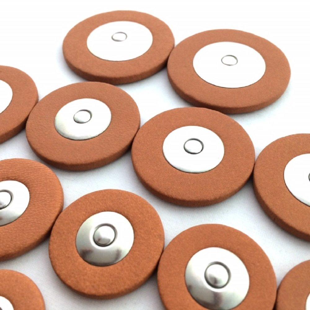 E Alto Saxophone Tampo Pad 25 Piece Set Leather Saxophone Parts Replacement Repair Care Wind Instrument