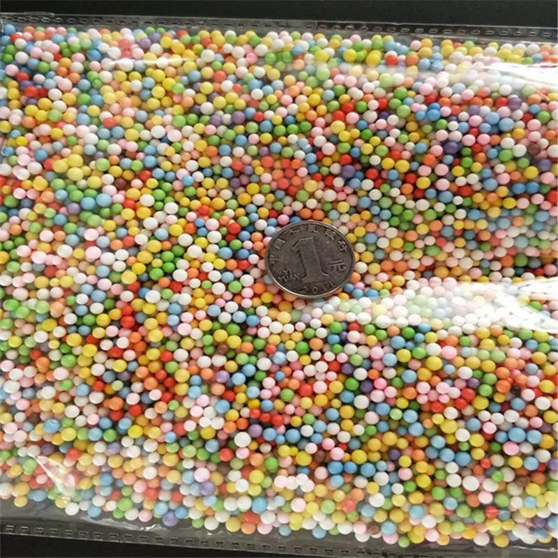 10g 2.5-3mm Foam Beads Colorful Styrofoam Beads Foam Balls Arts Crafts Party Decorations Gift Boxes Vase Bobo Ballon Fillter
