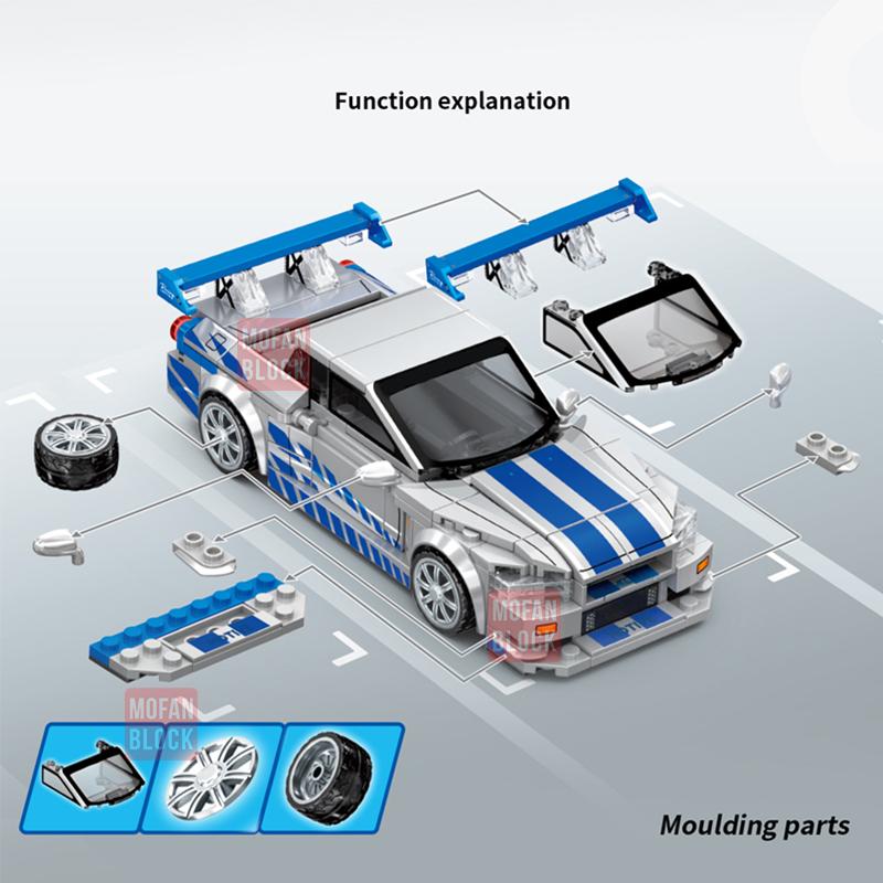 SEMBO BLOCK Şehir Ünlü Teknik Spor Araba Süper Araba Model Montaj Yapı Taşı Classic Vehicle Serisi Tuğlalar Çocuk Oyuncakları Hediyeler