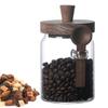 Snow Peak Coffee Bean Storage Jar, Airtight Storage Container for Coffee Beans, Powder, Sugar, Tea, and More. This Glass Canister Is Heat-resistant an