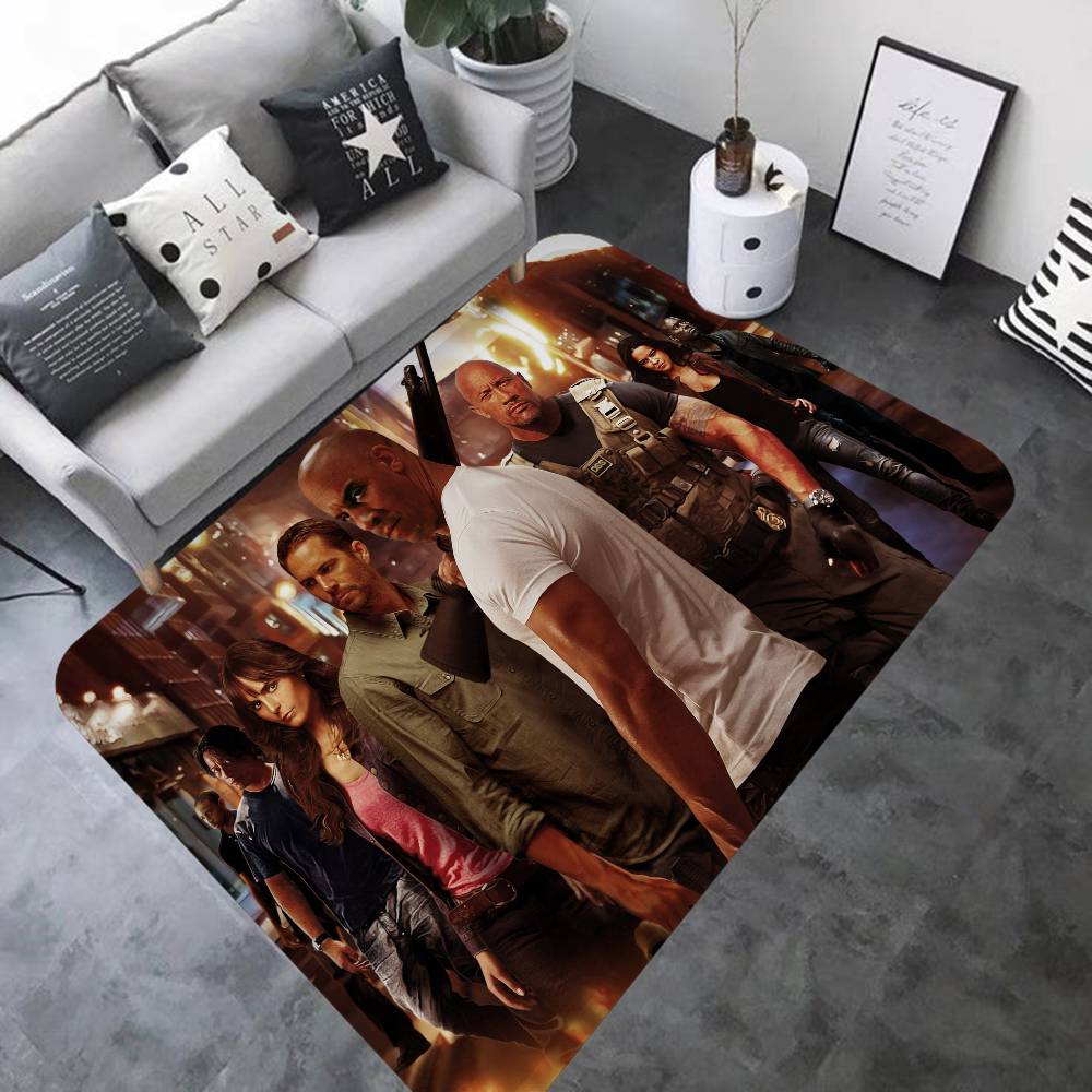 Fast And Furious Classic Vintage Entrance Door Mat Nordic Style Bedroom Living Room Doormat Balcony Anti-Slip Modern Home Decor