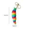 Slug Fidget Toy Keychain Slug Puzzle Peristalsis Funny Caterpillars for Adult