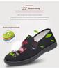 Men's Chinese Style Embroidered Casual Shoes with Non-Slip Soft Sole for Middle-Aged and Elderly