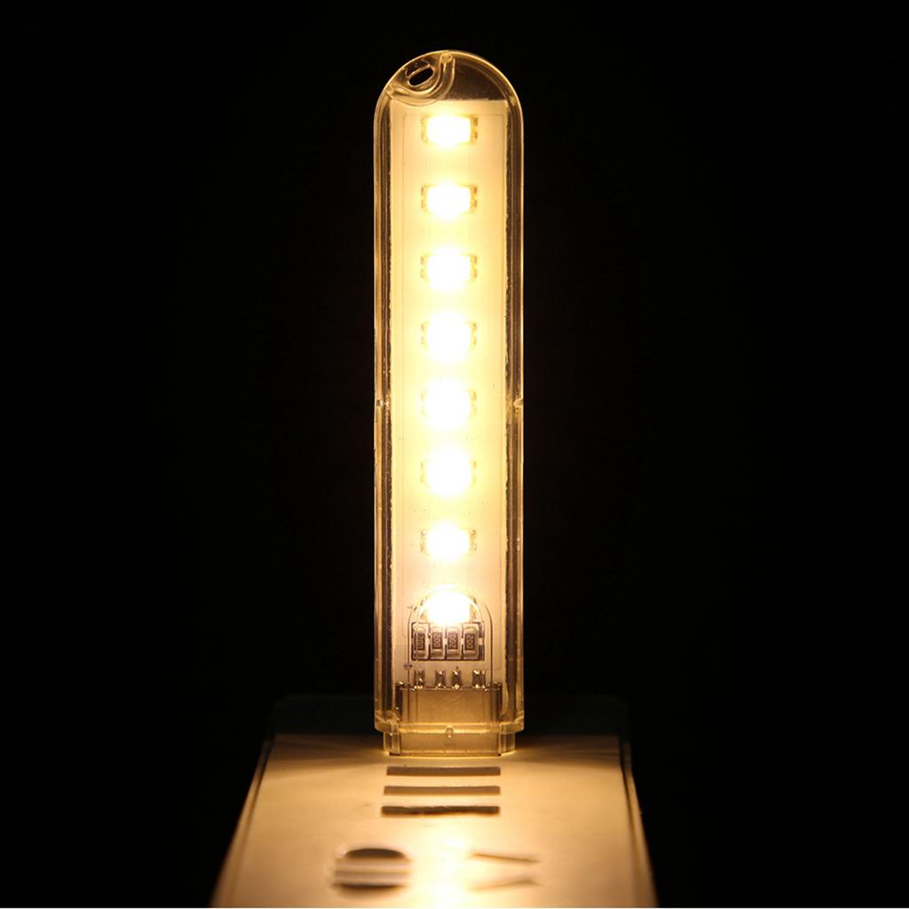Mini LED Night Light High Bright Desk Book Laptop Reading Lamp (warm white)