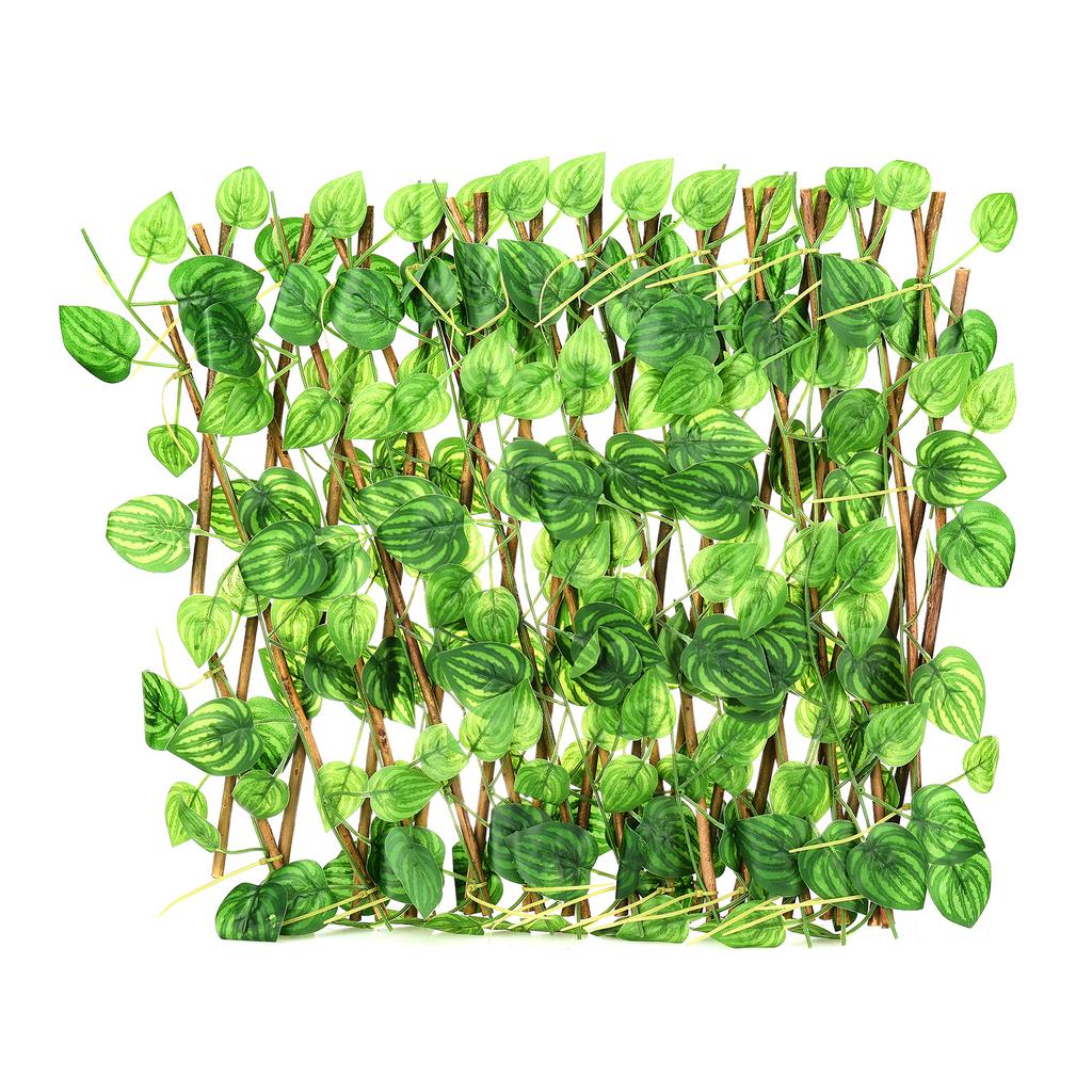 Simulation Fence Patio Fence Plant Fence Wood Garden Decoration Wooden Fence Retractable Fence