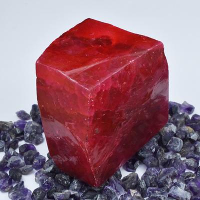 CERTIFIED Natural Red Ruby 786 Ct Uncut Rough Loose Gemstone for Jewelry Making