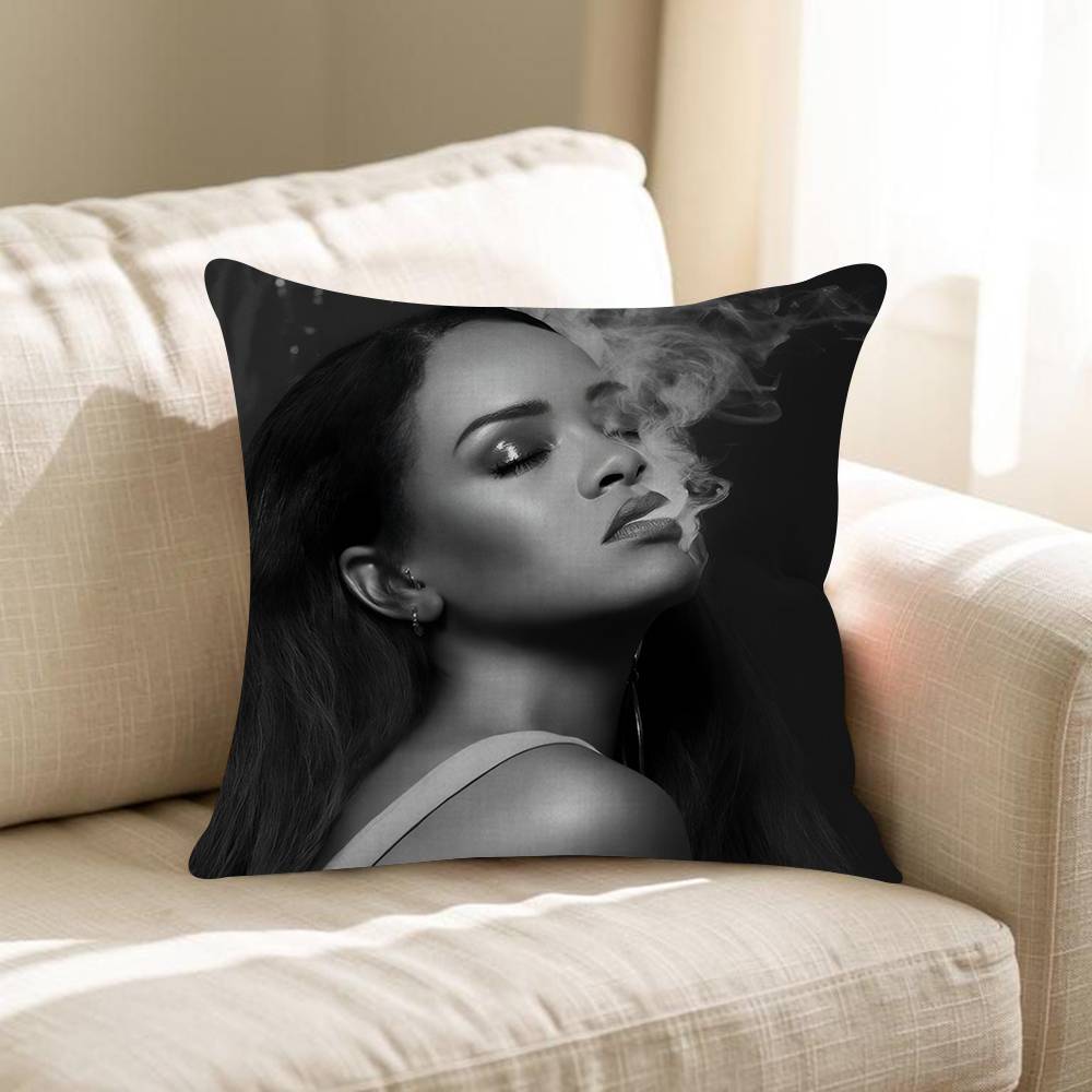 Hot Singer RRihannas 4545cm Cushion Cover Pillow Cover Decor Pillowcase Home Pillowcase For Couch Pillow