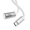Zinc Alloy Cord PD 100W USB Type-C to Magnetic 1 2 Fast Charging Cable Plug Adapter