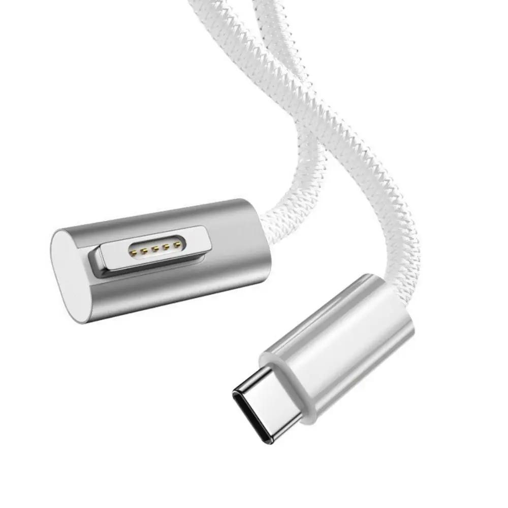 Zinc Alloy Cord PD 100W USB Type-C to Magnetic 1 2 Fast Charging Cable Plug Adapter