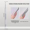Stainless Steel Cuticle Pusher Nail Care Tool, Multi-Functional Dead Skin Remover, Portable and Durable, Foot Pedicure and Manic