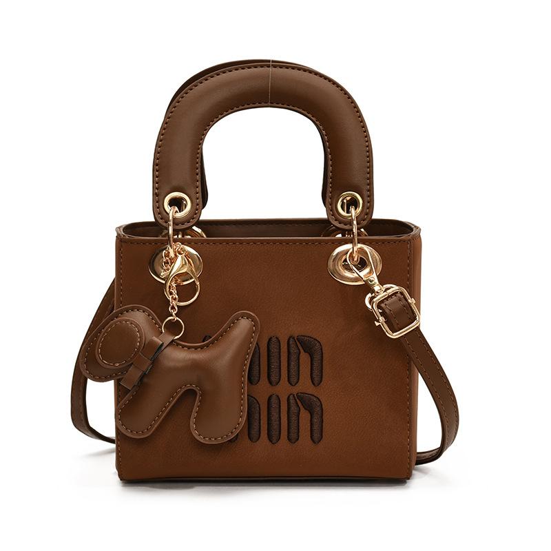 Bag women's new fashionable versatile woven min Princess Diana bag messenger bag commuter shoulder bag