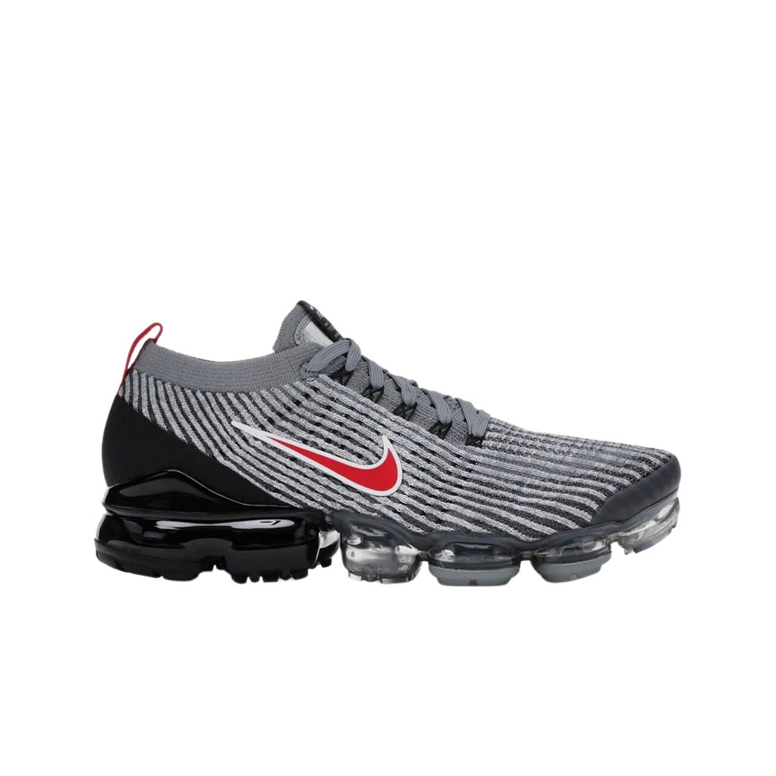 

Мужские кроссовки Nike Air Vapormax Flyknit 3 Particle Grey University Red AJ6900-012