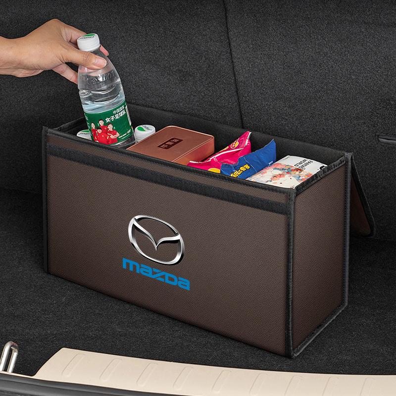 For Mazda 3 6 Alexa CX-30 CX-3 CX-5 CX-8 CX-9 2019 2020 2023 2025 Car Trunk Storage Box Foldable Stowing Tidying Bag Accessories