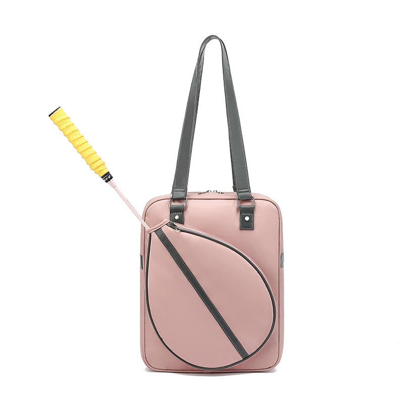 

2025 Сумка для бадминтона большой вместимости с отделением для влажного/сухого для спорта и фитнеса Large розовый