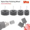 5Pcs Abrasive Tool Polishing Wheel 6mm 1/4" Shank Sharpening Head Durable Grinding Head