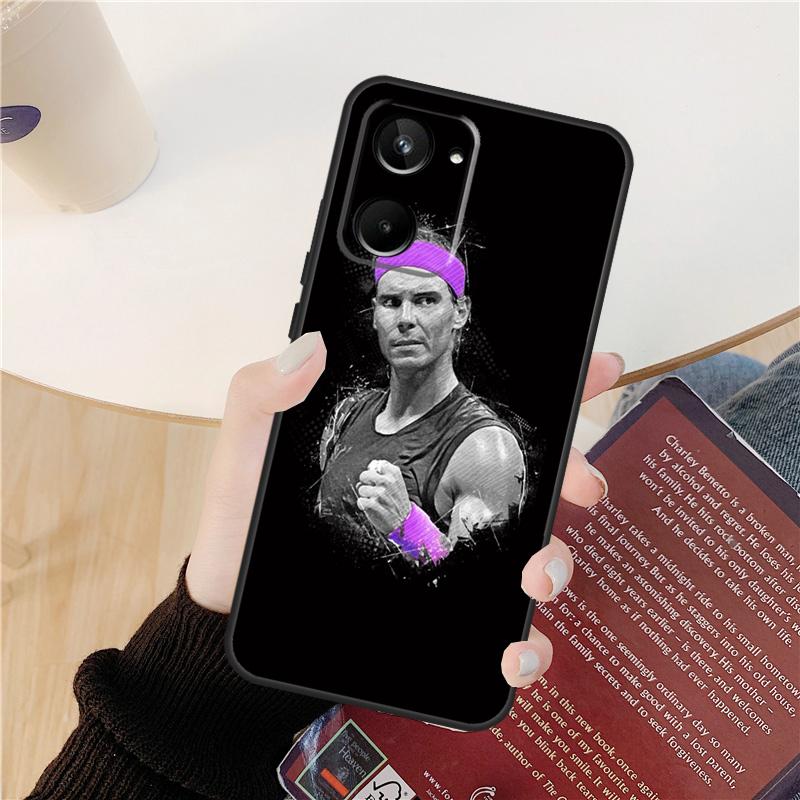 Rafael Nadal Case For Realme GT Neo 5 3 2 3T 8 9 10 Pro Plus C33 C35 C31 C30 C11 C15 C25 C21Y C55 Cover