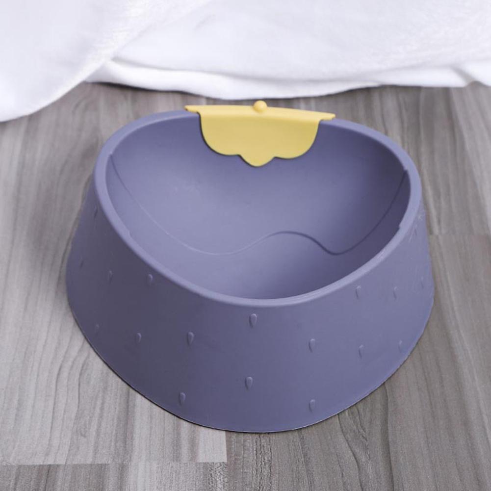 Cartoon Pet Food Bowl Strawberry Pattern Non-slip Anti-overturning Kitten Feeding Bowl Feeder Pet Supplies