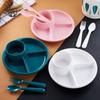 Compartment Design Portion Plate Weight Management Meal Planning Plate Divided Plate  Diet Planning