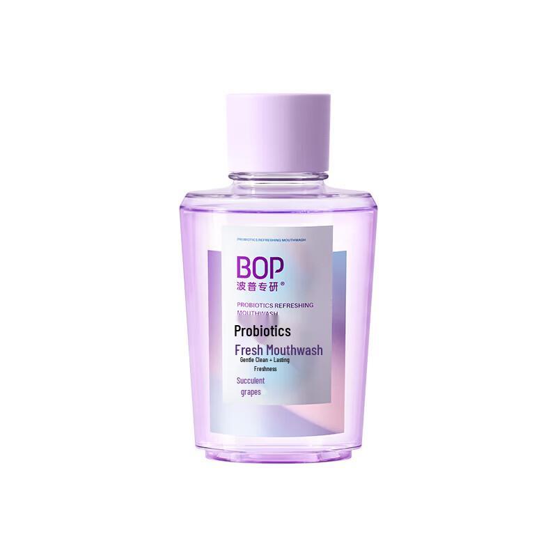 BOP Probiotic Fresh Breath Mouthwash - Juicy Grape