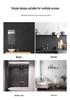 Gunmetal Gray Wall-Mounted Bathroom Shelf - 304 Stainless Steel Vanity Mirror Front Storage Rack