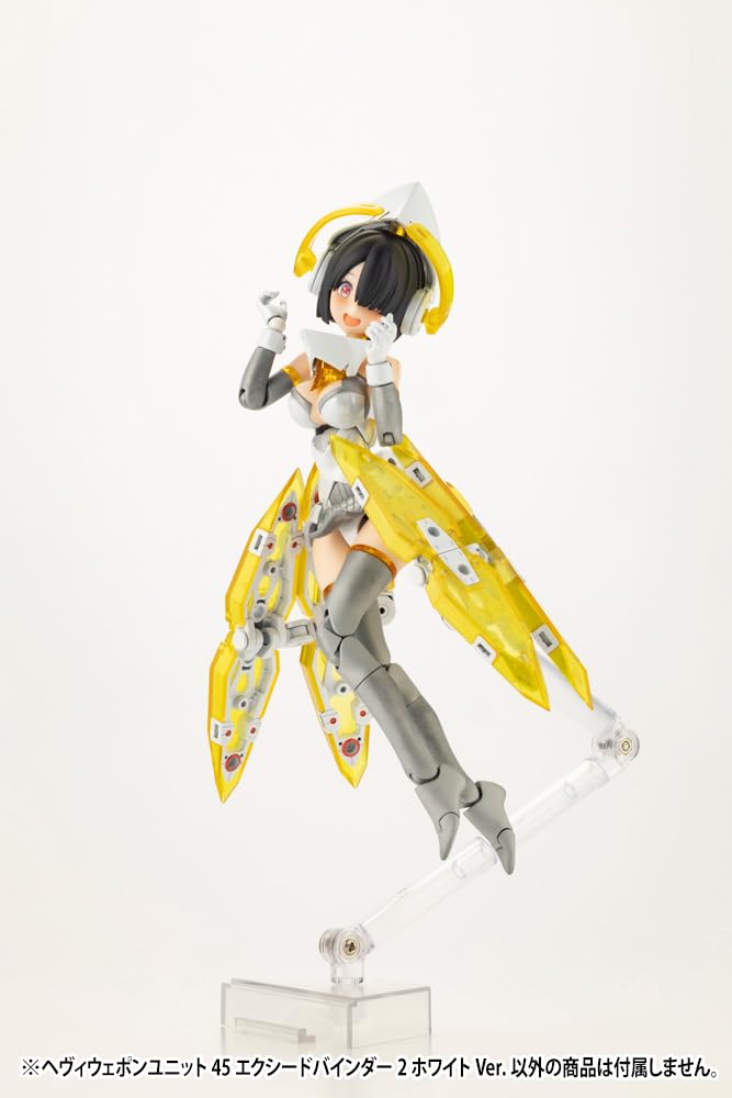 Kotobukiya MSG Modeling Support Goods Ciężka jednostka broni 45 Exceed Binder 2 Biała wersja. Długość całkowita: Około 125mm Model Plastikowy w Skali Nieokreślonej