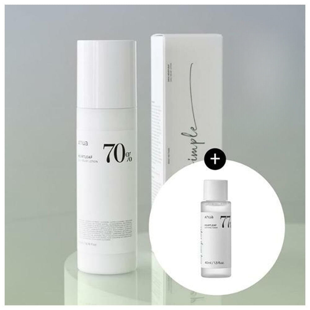Anua Houttuynia 70 Daily Lotion 200 ml (+with toner 40 ml)