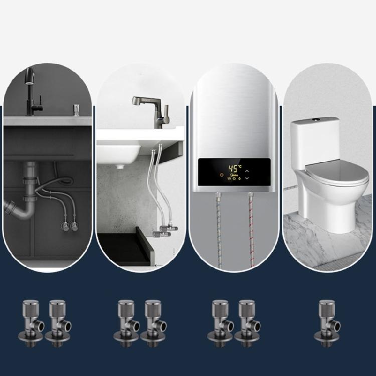 Water Stop Valves Switch Accessories Controller for Bathroom Brass Faucet Sink