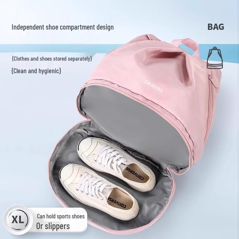 Unisex Sports Travel Backpack with Dry/Wet Separation and Shoe Compartment