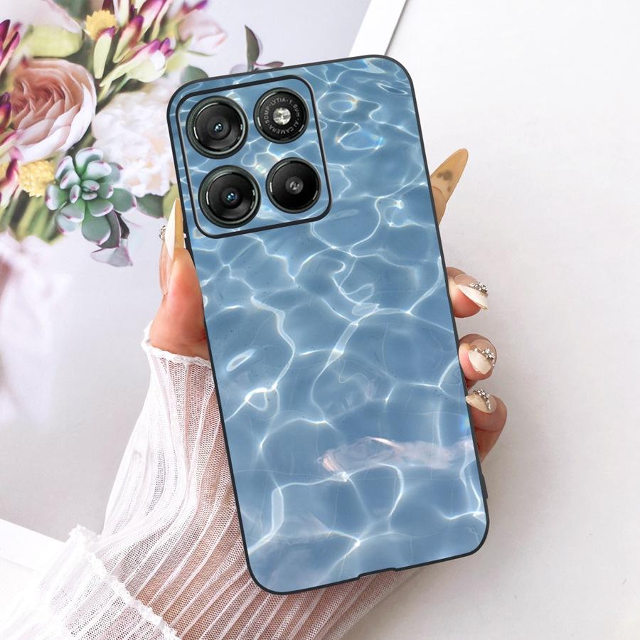 Hülle für Motorola Moto G67 Power Ästhetische Cartoons Weiche Silikon Handyhülle Rückabdeckung für MotoG57 Power G 67 Power TPU Hülle