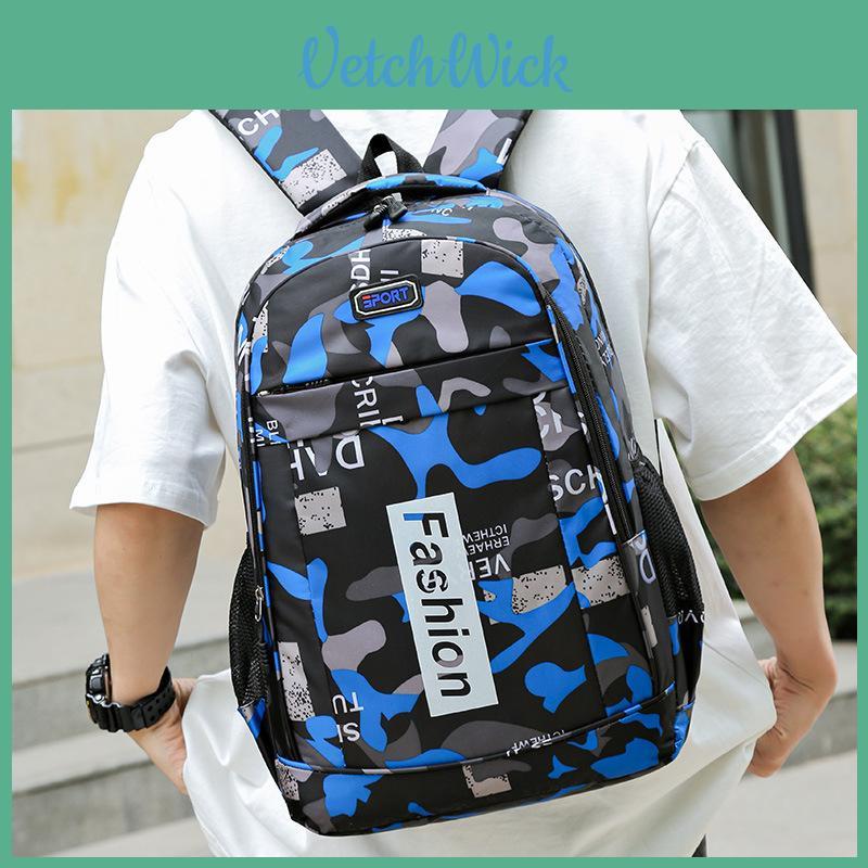 Wholesale Oxford Camouflage Student Backpack For Casual Travel Large Capacity Soft Material 20-35l