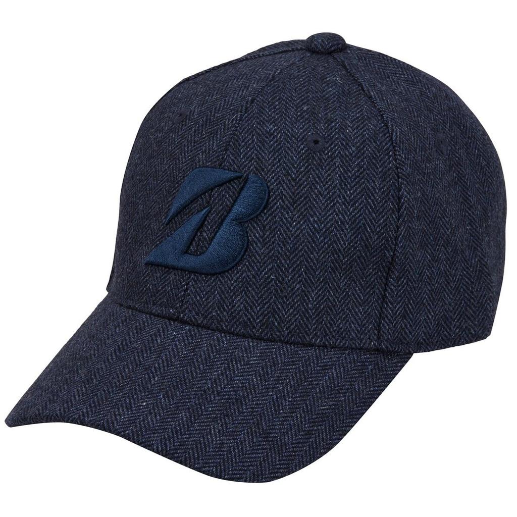 Bridgestone Golf Men's Herringbone Cap CPW25F, Cold Weather Hat, NA