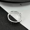 Goth Punk Fashion Oil Drip Open Rings for Women Men Personality Irregular Adjustable Finger Ring Trendy Wedding Jewelry