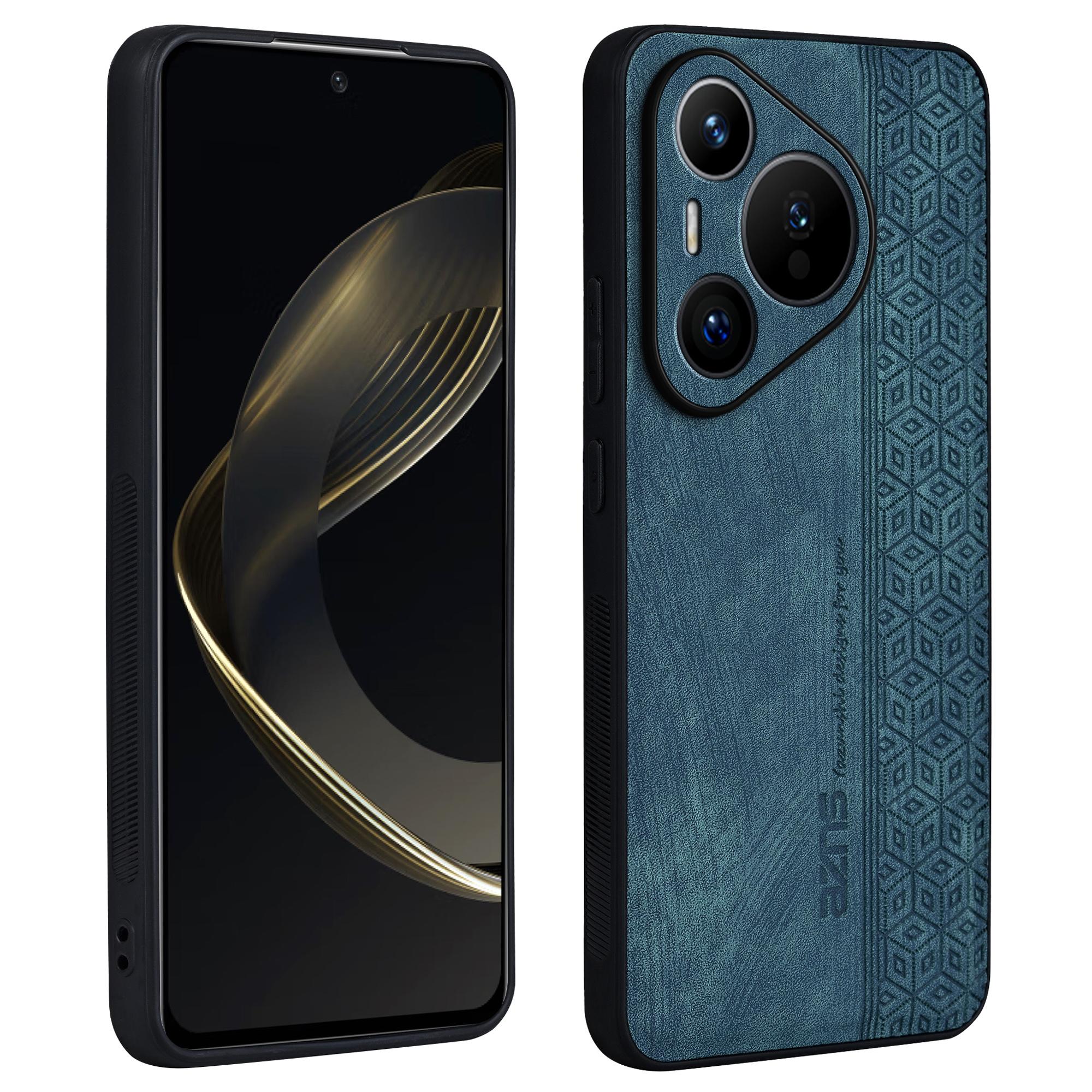 

AZNS For Huawei Pura 70 Pro/Pura 70 Pro+ Case PU Leather+TPU Pattern Imprinted Phone Cover Green