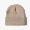 Knitted Wool Hat Autumn And Winter New Face Small Solid Color Light Board Warm And Cold Cover Cold Hat