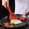 1Pc 2 In 1 Nylon Grip Flip Tongs Egg Spatula Tongs Steak Spatula Tongs Clamp Pancake Fried Turners Kitchen Accessories