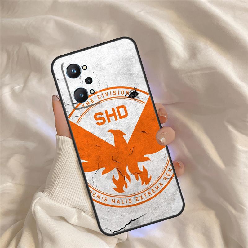 The Division 2 Case For Realme C71 C55 C67 C51 C75 C63 C61 C65 C53 C35 11 12 13 14 Pro Plus GT6 GT7 15 Pro