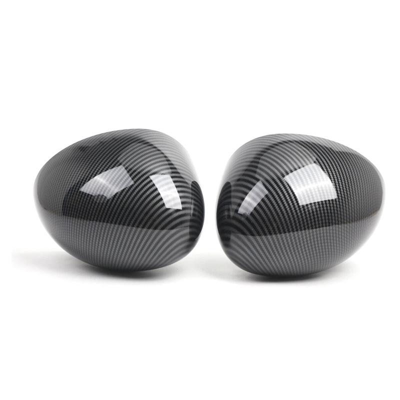 Pair Rear View Mirror Cover For MINI Cooper F54 F55 F56 F57 F60 LHD Without Puddle Light Function Door Side Wing Mirror Cover