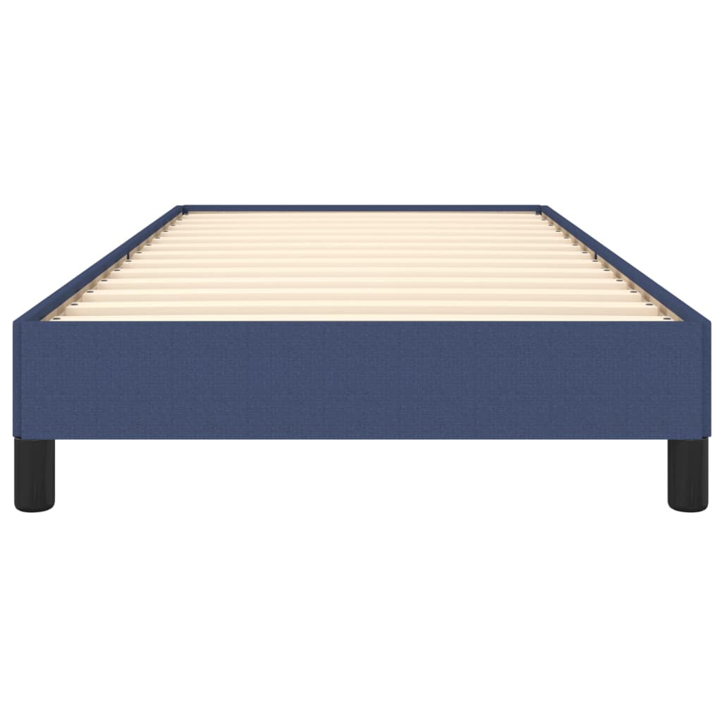 Vidaxl Bed Frame Without Mattress Blue 90X190 Cm Fabric
