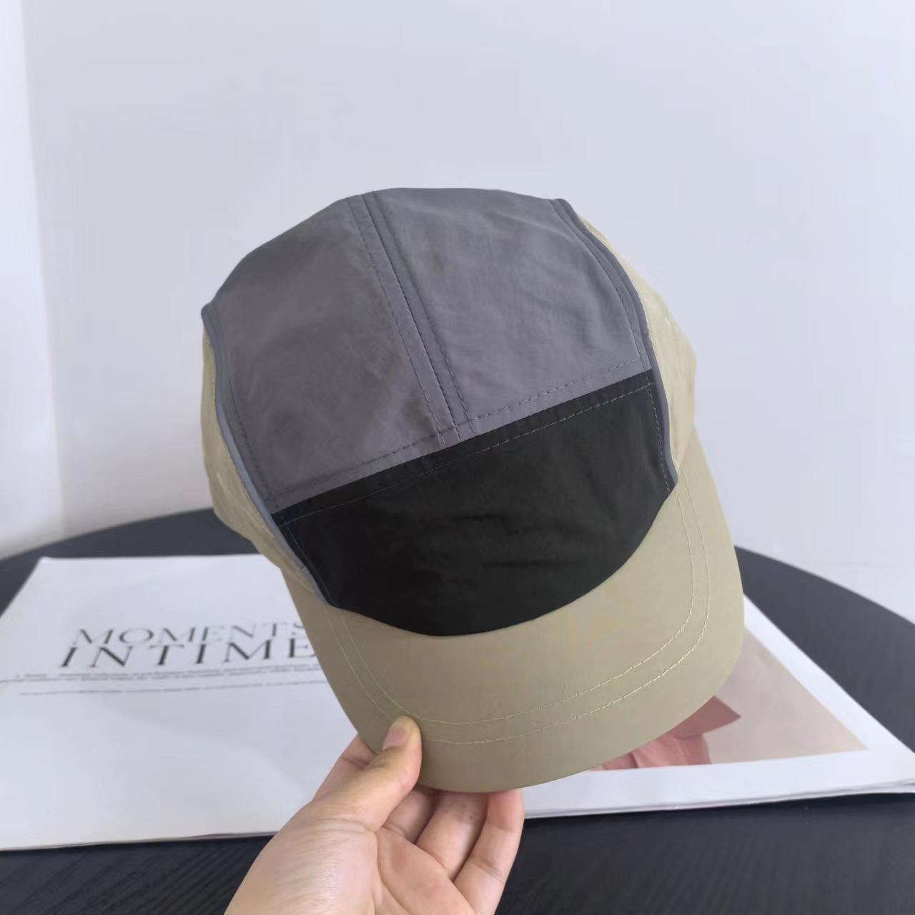 

Брендовая бейсболка для защиты от солнца, дышащая, изогнутая, быстросохнущая, из пяти частей, подходящая по цвету, для мужчин и женщин, тренд M（56-58cm）