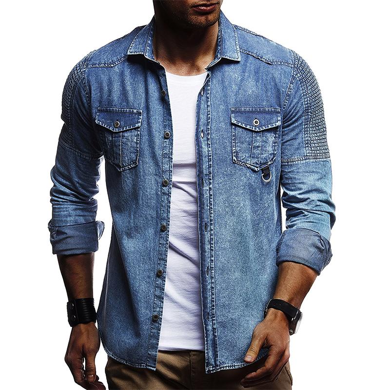 Buy Men's Folded Shoulder Shirt Front 