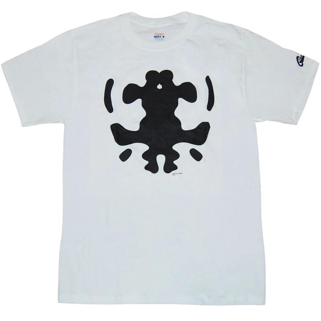 Watchmen Rorschach Inkblot 100% Cotton T-shirt Mens Tees Top 3XL