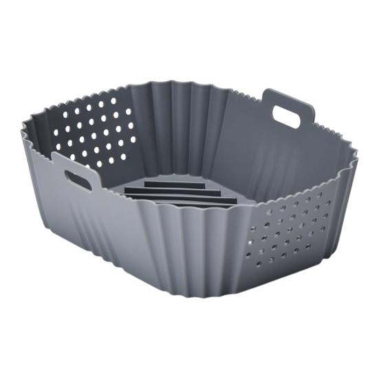 Silicone Air Fryer Liners for Ninja SL400UK Non-Stick Baking Tray Reusable Air Fryer Basket Kitchen Cooking Accessory