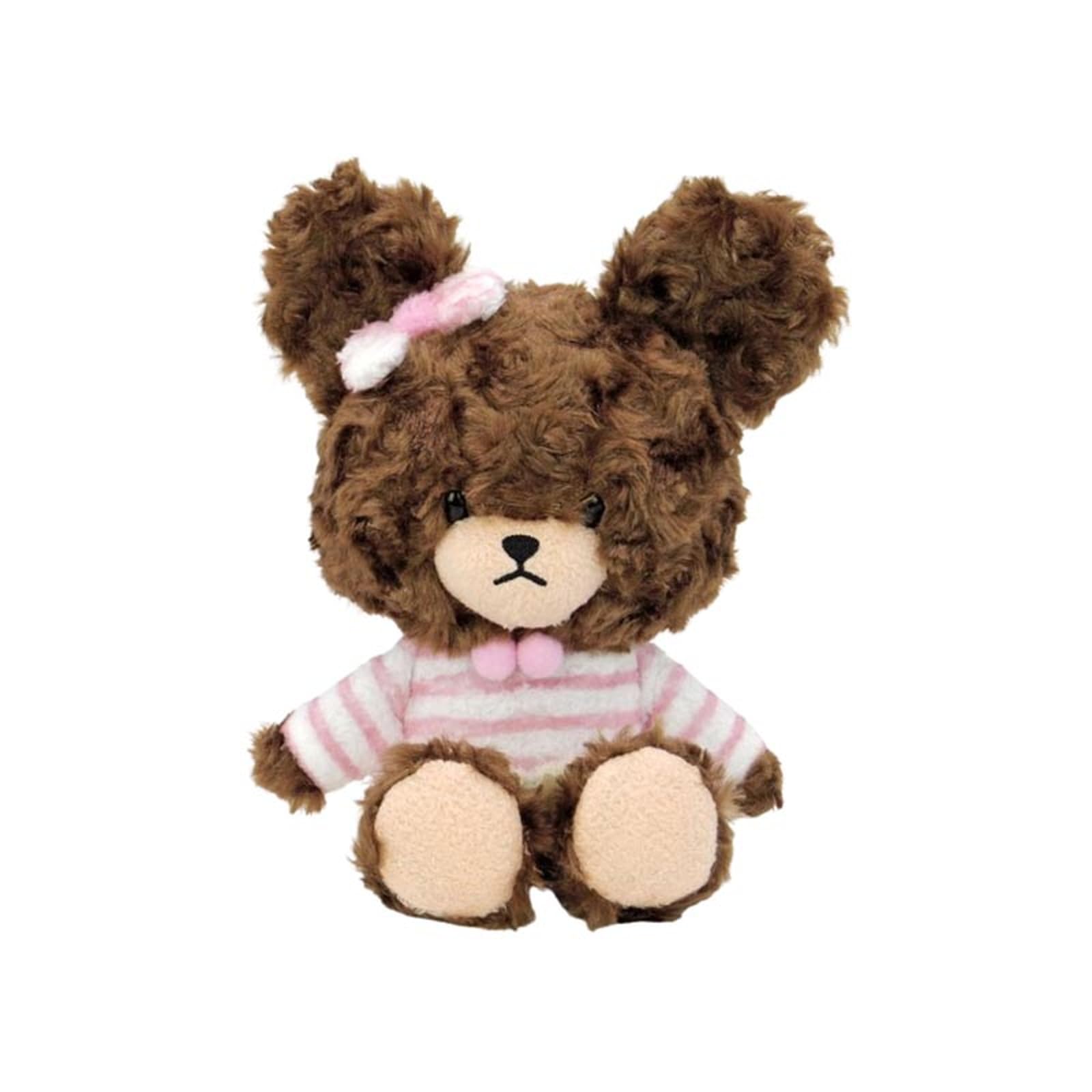

Nakajima Corporation The Bears School Fluffy Striped Dress, Size S (202970-24), Dimensions: H19 x W16 x D10cm