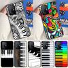 Piano Keys Musical Cover For Xiaomi 14T Pro 11T 12T 13T 13 14 Ultra POCO X7 Pro X3 X5 F3 F5 F6 M6 X6 Pro Case