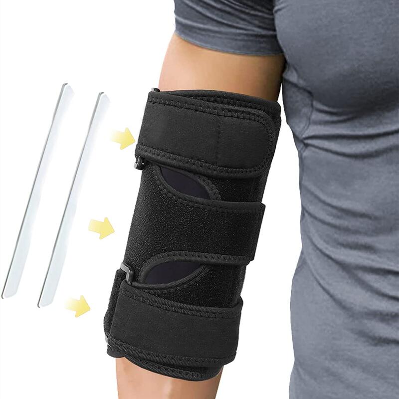 

1Pcs Elbow Brace For Joint Tendonitis Pain Adjustable Elbow Support Pads With Splint Stabiliser Golfers Tennis Arm Protector One size