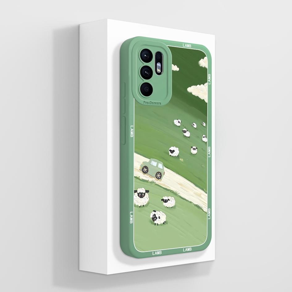 Hülle Für OPPO Reno6 6Z 7 7Z 8 8Z 10 Pro Plus Lite 4G 5G Niedliches Erdbeer-Bärenmuster Weiches Flüssigsilikon Hohe Qualität Rutschfestes Gehäuse Für OPPO Capa