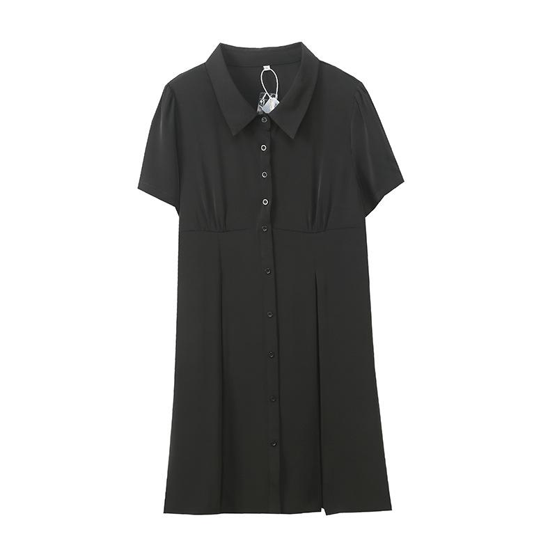 Large Size Women's Clothing Sister Literary Dress Summer New Waist Length Short Skirt 242389
